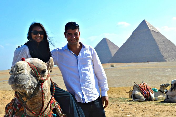 Giza Pyramids Sphinx Sakkara and Memphis Day Tour From Cairo
