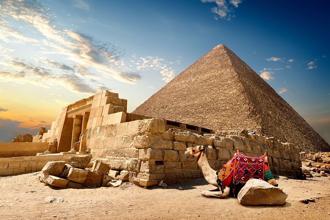 Giza Pyramids With Camel Ride and Egyptian Museum