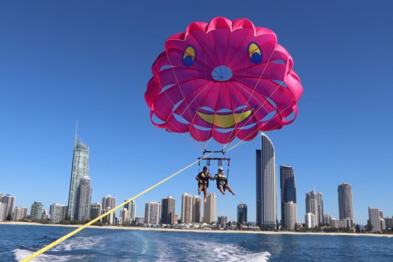 Gold Coast: Parasailing With Surfers Paradise Views