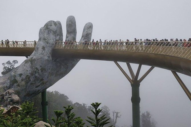 Golden Bidge, Marble Mountain & Monkey Mountains From Hotel in Da Nang or Hoi an