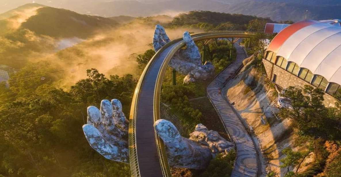 1 golden bridge bana hills marble moutain from chan may port Golden Bridge BaNa Hills &Marble Moutain From Chan May Port