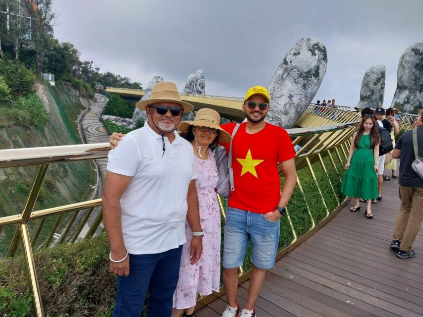 1 golden bridge sightseeing and marble mountain private tour Golden Bridge Sightseeing and Marble Mountain Private Tour