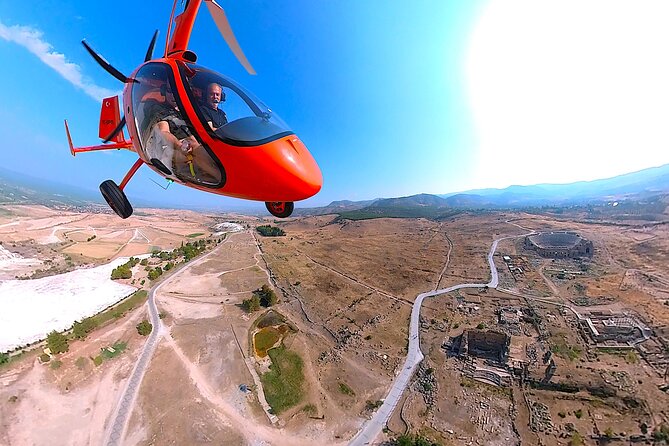 Gyrocopter Tour Over the Pamukkale Travertines