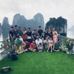 1 ha long bay 1 day 6 hour cruise with kayaking cave visiting swimming Ha Long Bay 1 Day 6 Hour-Cruise With Kayaking, Cave Visiting & Swimming