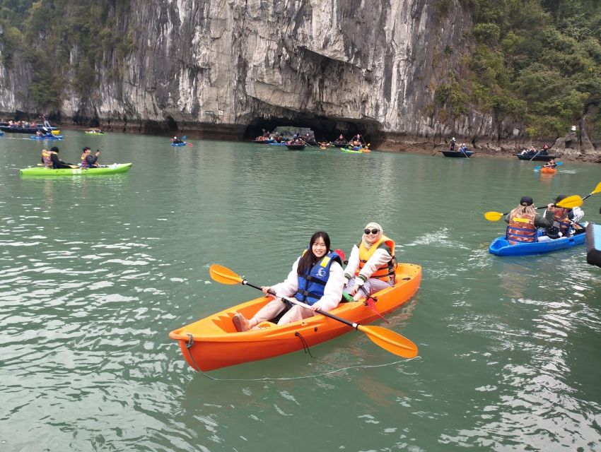 Ha Long Bay Luxury Day Cruise,Buffet Lunch, Titop,Cave,Kayak