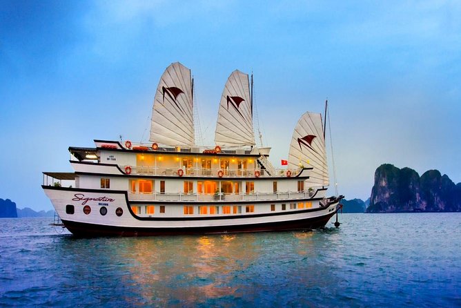 1 halong bay cruise 2 days 1 night with 5 star Halong Bay Cruise 2 Days - 1 Night With 5 Star Luxury