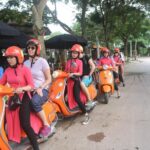 1 hanoi vespa full day city countryside with female ao dai riders Hanoi Vespa Full Day City & Countryside With Female Ao Dai Riders