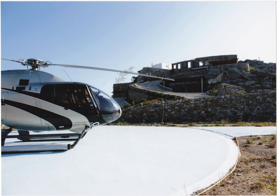 1 helicopter transfer between mykonos santorini Helicopter Transfer Between Mykonos & Santorini