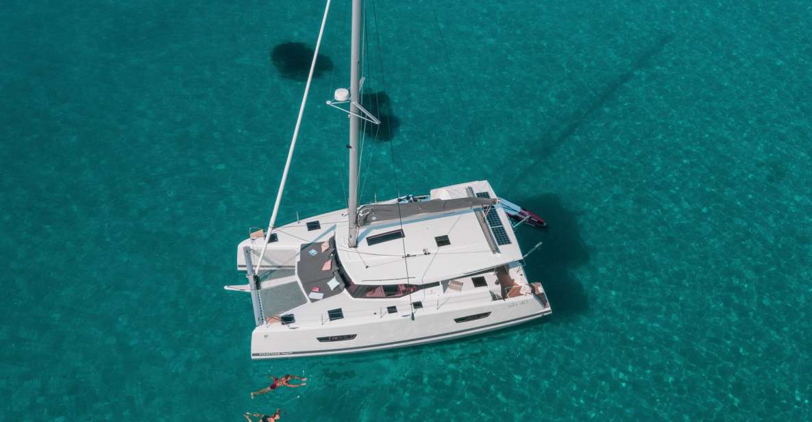 1 heraklion dia island catamaran cruise with swimming meal Heraklion: Dia Island Catamaran Cruise With Swimming & Meal