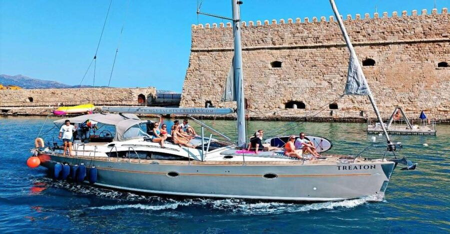 Heraklion: Dia Island Luxury Sailing Trip – up to 14 Guests