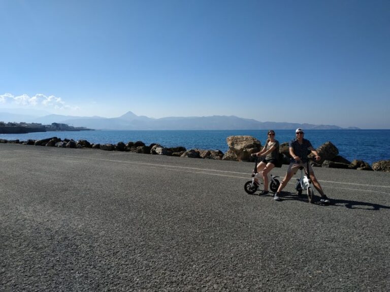 Heraklion: Ecobike Sightseeing Tour With Greek Meze