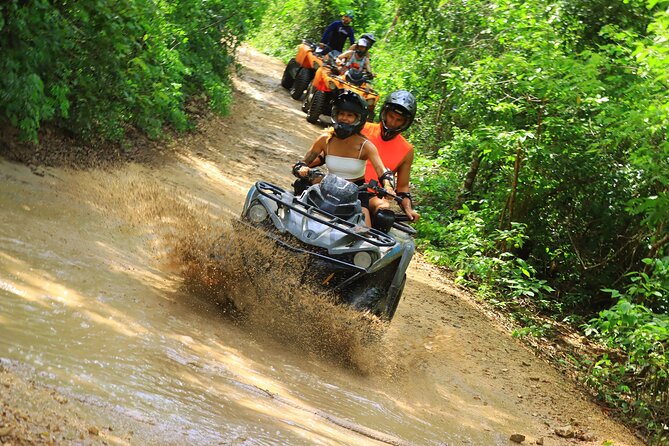 Hidden Cenote Swim, Rappel, Zipline and ATV Outdoor Adventure in Riviera Maya