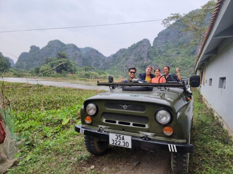 Hoa Lu: Ninh Binh Jeep Tour to Bich Dong Pagoda & Thung Nang