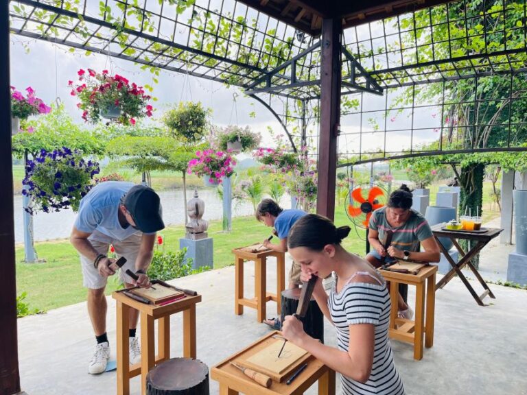 Hoi An: 3-Hour Wood Carving Class With Local Artist