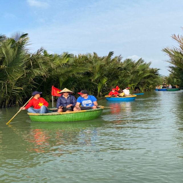 Hoi An Bamboo Basket Boat Ride in Water Coconut Forest