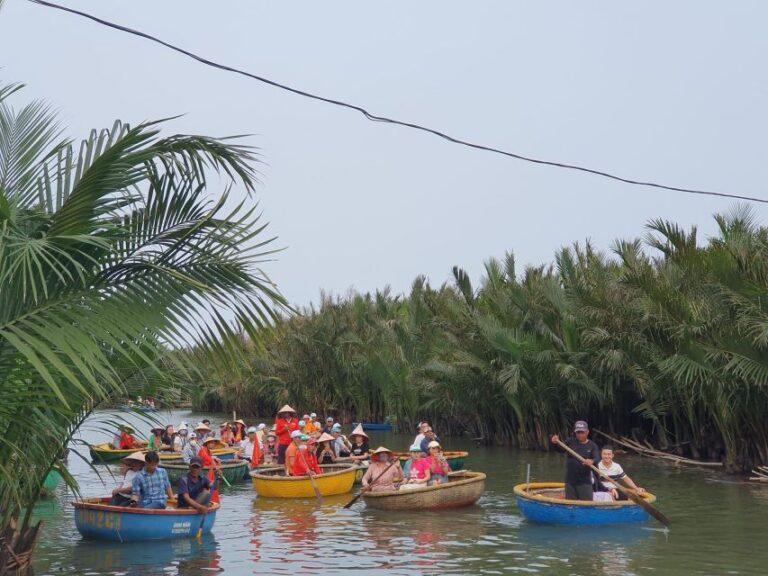 Hoi an Bamboo Basket Boat Tour With Two-Way Transfers