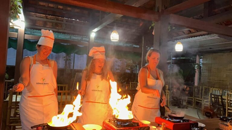 Hoi an : Basket Boat Ride & Cooking Class With Market Tour