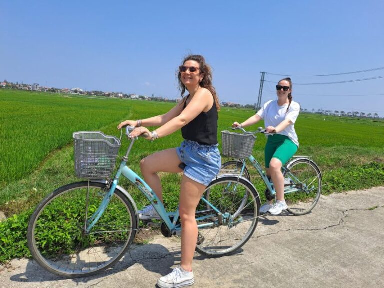 Hoi an Countryside Biking With Basket Boat and Cooking Class