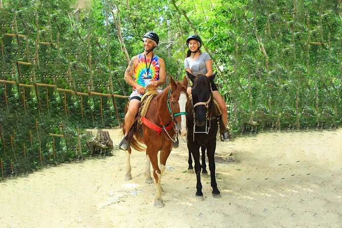 Horseback Riding in Cancun, ATV, Zip Lines, Cenote, Lunch, Drinks and Transfer