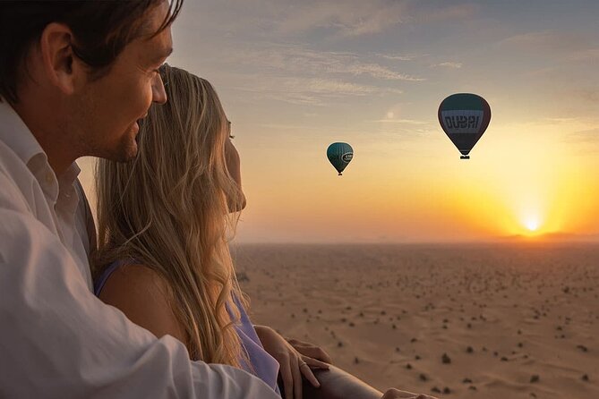1 hot air balloon flight in dubai with breakfast falconry and camel ride Hot Air Balloon Flight in Dubai With Breakfast, Falconry and Camel Ride