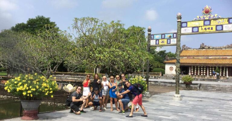 Hue Private City Tour: Thien Mu Pagoda, Dragon Boat & Crafts