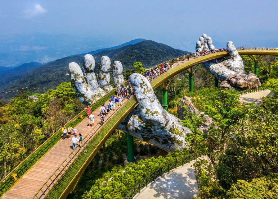 Hue to Golden Hands Bridge to Hoi An by Private Car