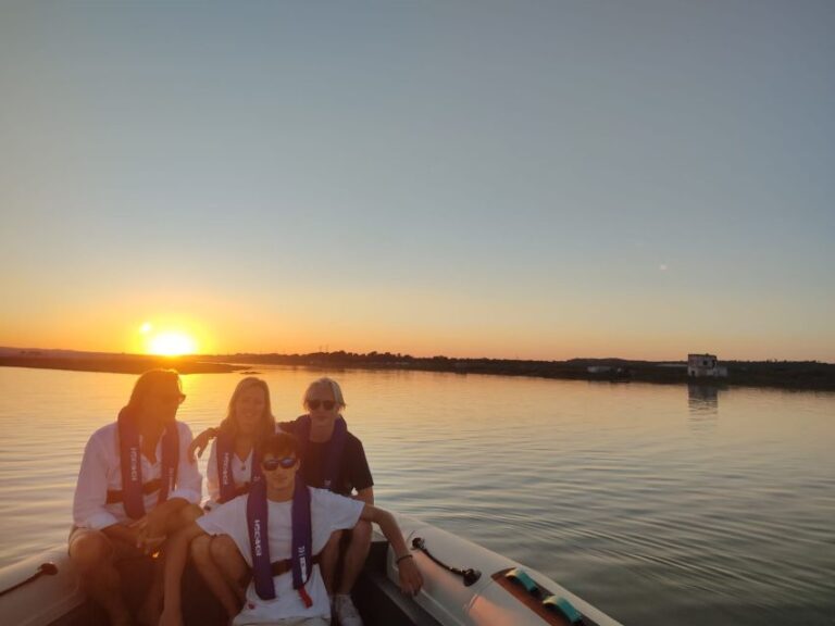 Huelva: Costa De La Luz Sunset Tour in Speedboat