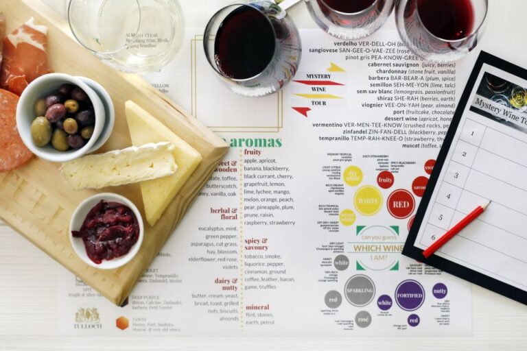Hunter Valley: Tulloch Wines Mystery Wine & Cheese Tasting