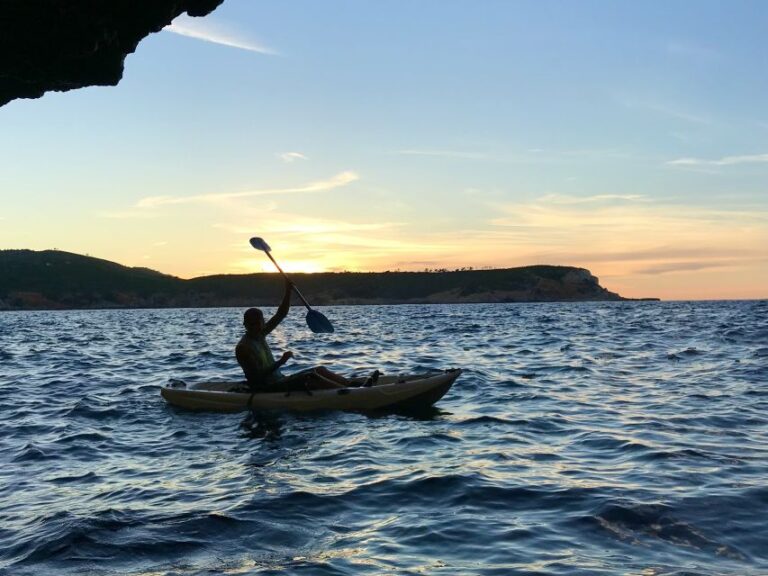 Ibiza: Sea Kayaking at Sunset and Sea Caves Tour