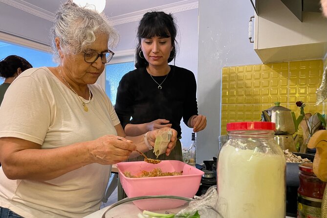 Istanbul Vegan Turkish Food Cooking With Mom and Daughter