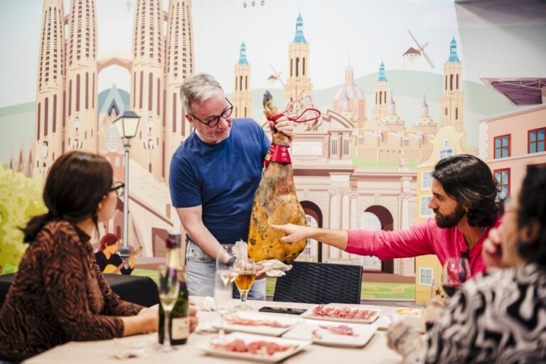 Jamón Iberico Masterclass With Wine Tasting Sagrada Familia