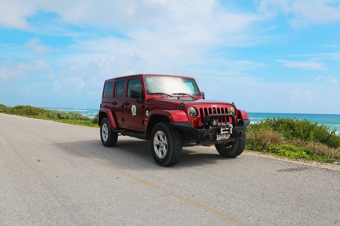 Jeep Exploration & All Inclusive Tortugas Beach Break (Private)