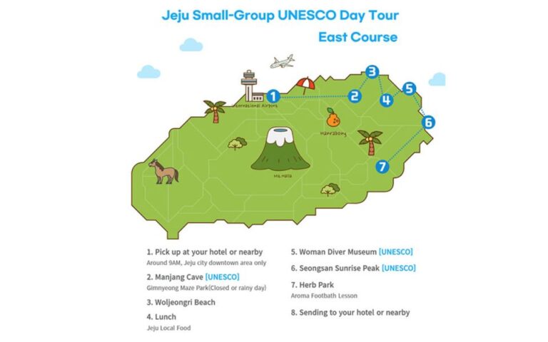 Jeju Premium Small Group UNESCO Day Tour – East