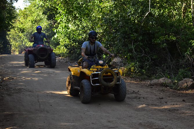 Jungle Tour: ATV Tour, Zip Lines, Cenote and Roundtrip Transportation