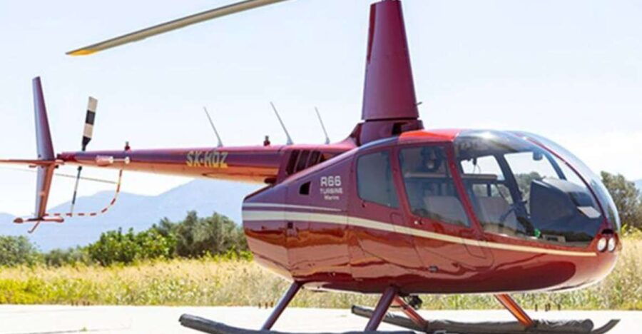 Kea: Private Helicopter Transfer to Athens