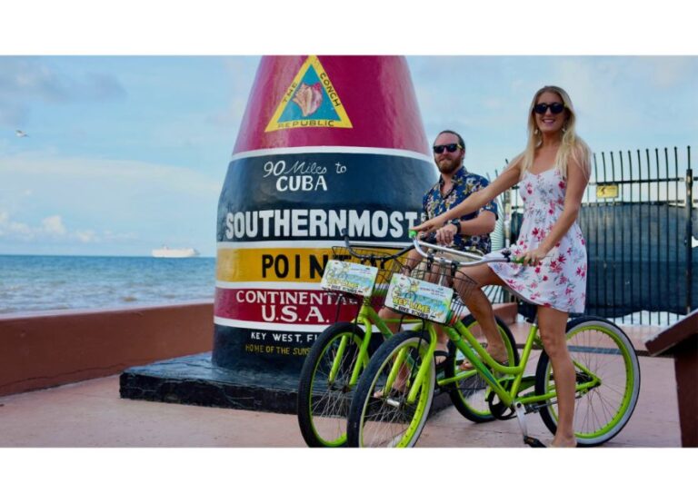 Key West: Guided Bicycle Tour With Key Lime Pie