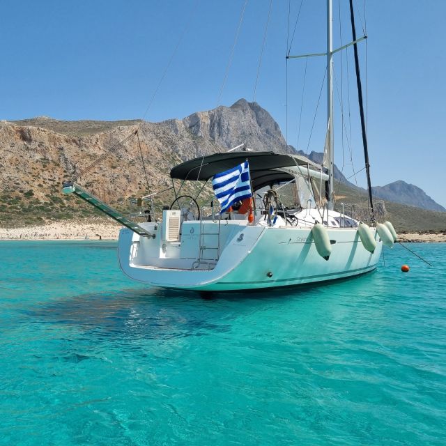1 kissamos balos and gramvousa private sailing trip with meal Kissamos: Balos and Gramvousa Private Sailing Trip With Meal