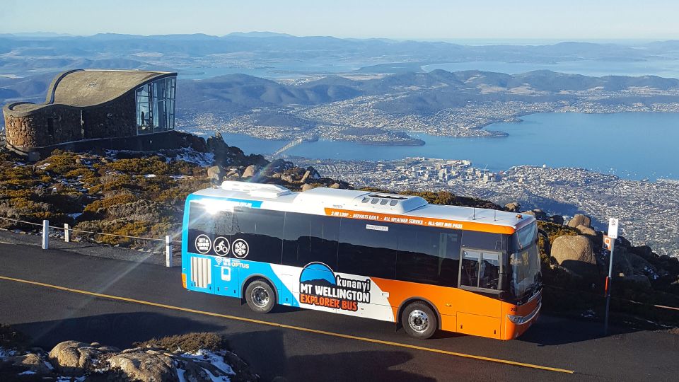 1 kunanyi mt wellington explorer bus one way bus pass Kunanyi & Mt Wellington Explorer Bus: One-Way Bus Pass