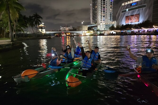 1 l e d light kayak miami city lights L.E.D. Light Kayak Miami City Lights