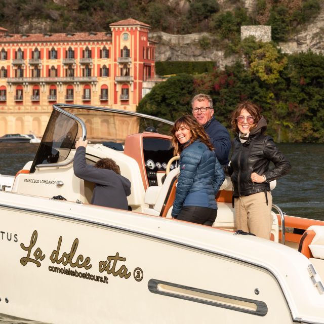 Lake Como: La Dolce Vita Private Tour 2 Hours on Invictus Boat