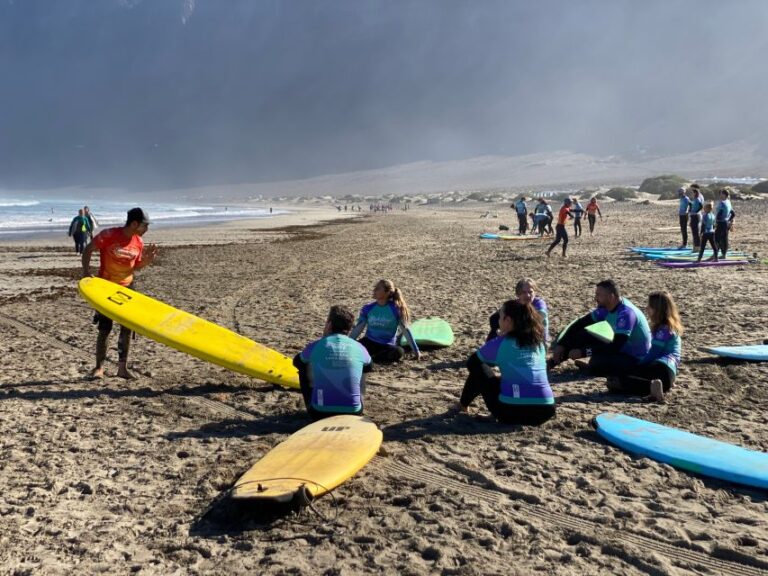 Lanzarote: Famara Beach Surfing Lesson for All Levels