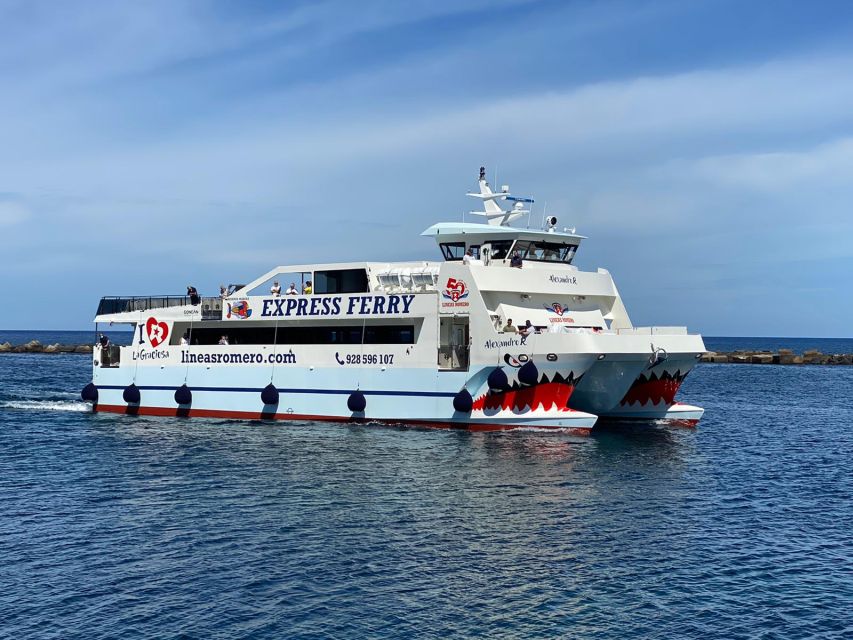 1 lanzarote return ferry to la graciosa with bus pickup Lanzarote: Return Ferry to La Graciosa With Bus Pickup