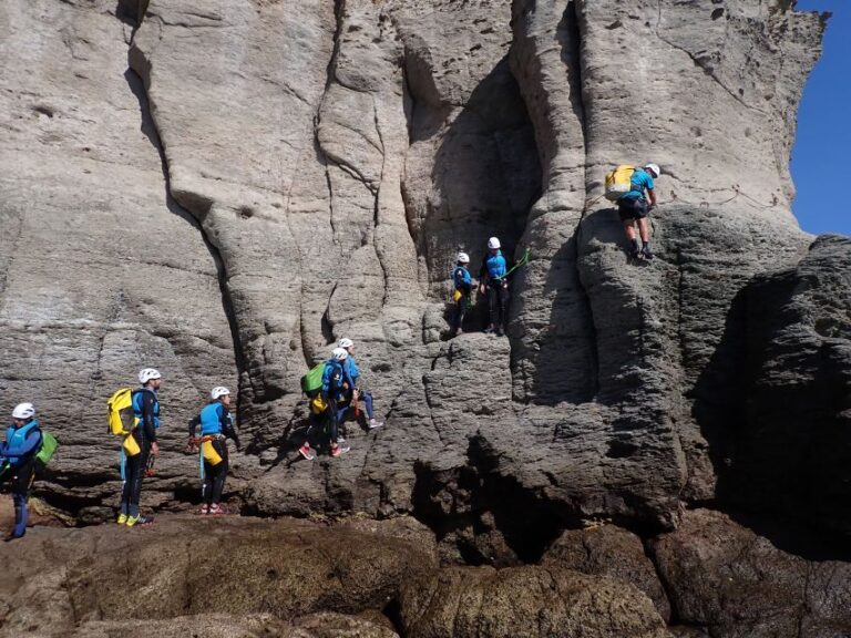 Las Palmas: Coastering/Via Ferrata, Water Jumping & Snorkeling