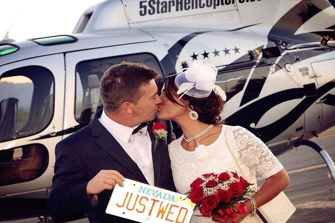 Las Vegas Night Flight Helicopter Wedding Ceremony