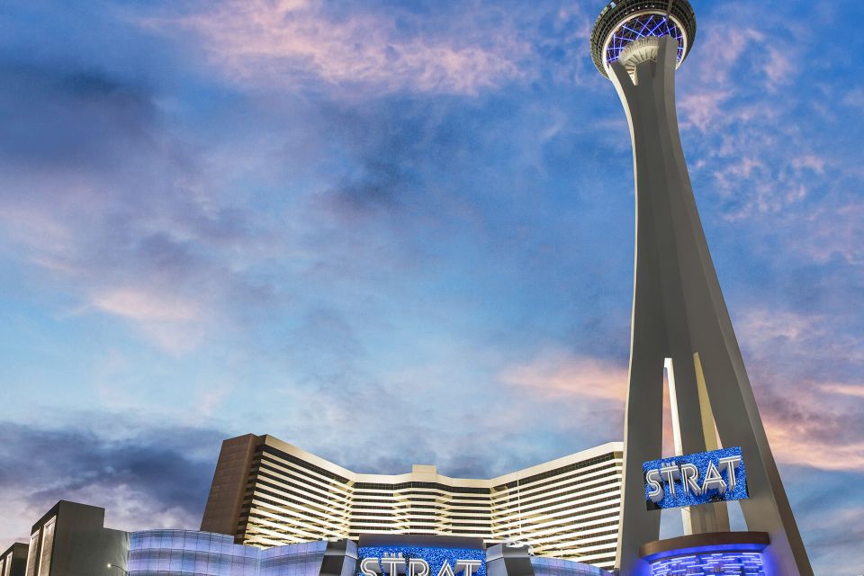 1 las vegas strat tower thrill rides admission Las Vegas: STRAT Tower - Thrill Rides Admission