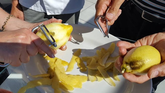 Limoncello Making and Lunch With Lemon Base