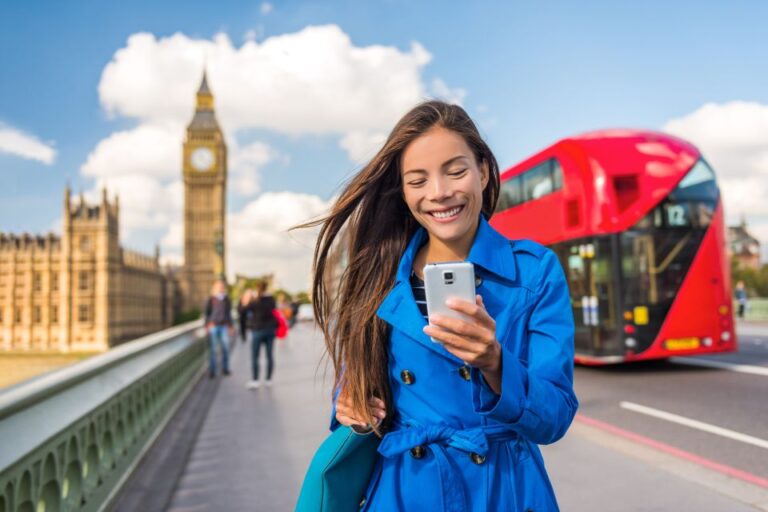 London: Unlimited UK Internet With Esim Mobile Data