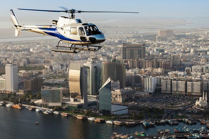 Luxury Dubai Helicopter Tour With 2 Way Private Transfers in Dubai