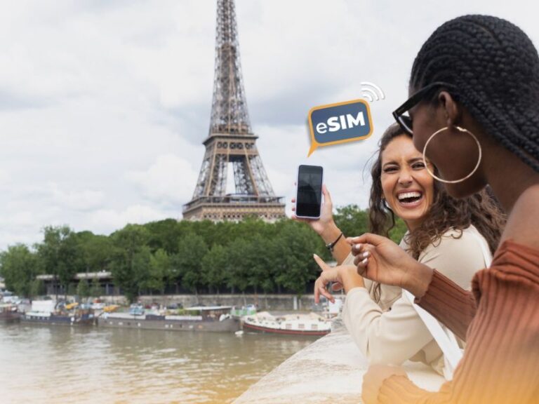 Lyon & France: Unlimited EU Internet With Esim Mobile Data