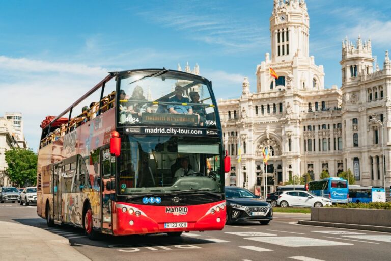 Madrid: 15 or 48 Hour Hop-On Hop-Off Sightseeing Bus Tour